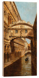 Tableau en bois Ponte dei Sospiri, Venice - Antonietta Brandeis