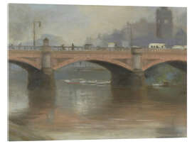 Acrylic print Princes Bridge - Clarice Beckett