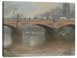Lærredsbillede Princes Bridge - Clarice Beckett