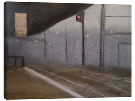 Quadro em tela Princes Bridge Station - Clarice Beckett