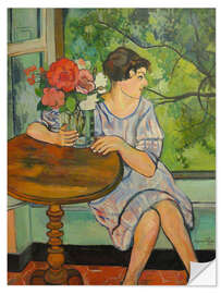 Sisustustarra Young Girl in Front of a Window, 1930