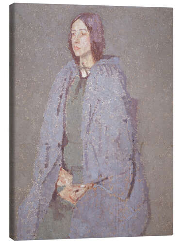 Canvas print Woman with Cloak