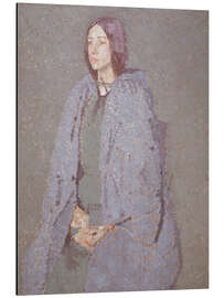 Magnettafel Frau mit Umhang