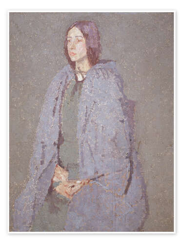 Poster Woman with Cloak