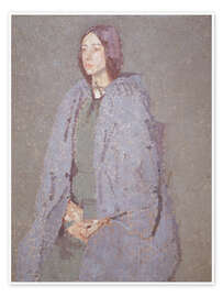 Wall print Woman with Cloak - Gwen John