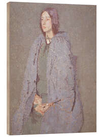 Cuadro de madera Woman with Cloak - Gwen John