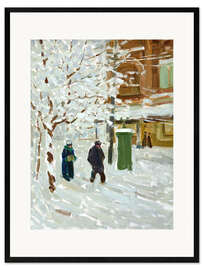 Gerahmter Kunstdruck Montreal im Winter, 1911