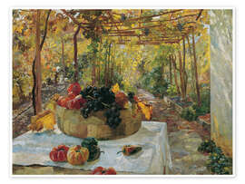 Wall print In the pergola - Marie Egner