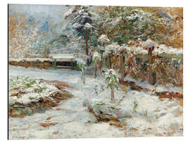 Aluminium print October snow, Hartenstein Castle - Olga Wisinger-Florian