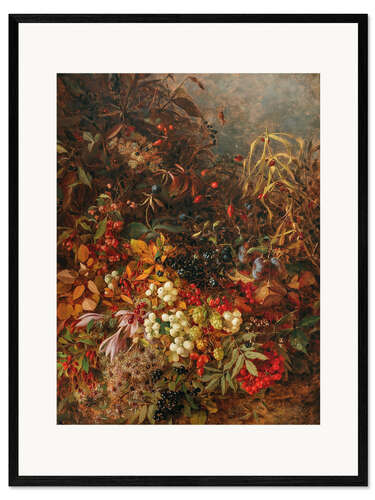 Plakat artystyczny premium w ramie October
