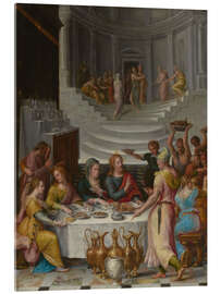 Acrylic print The Wedding Feast at Cana - Lavinia Fontana