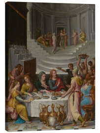Canvas-taulu The Wedding Feast at Cana - Lavinia Fontana