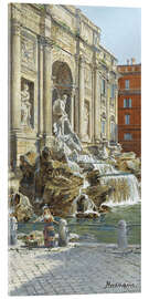 Acrylic print The Trevi Fountain in Rome - Antonietta Brandeis