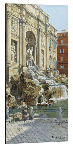 Aluminium print The Trevi Fountain in Rome