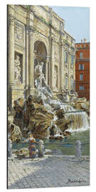 Aluminium print The Trevi Fountain in Rome - Antonietta Brandeis