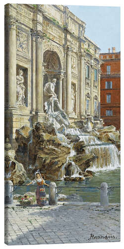 Canvas print The Trevi Fountain in Rome