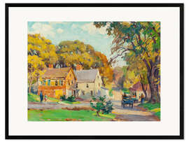 Impresión de arte enmarcada New England Summer - Mabel May Woodward