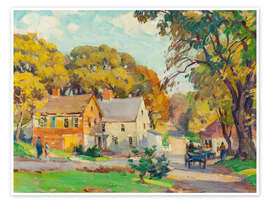 Tableau New England Summer - Mabel May Woodward