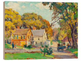 Tableau en bois New England Summer