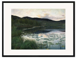 Impresión de arte enmarcada Summer Night - Kitty Kielland