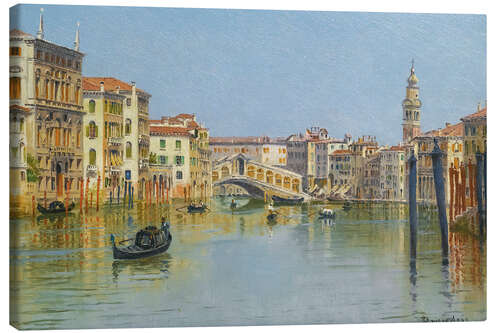 Canvas print The Rialto Bridge, Venice