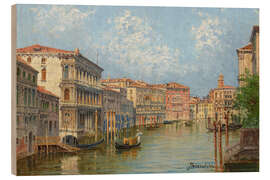 Holzbild Canal Grande, Venedig