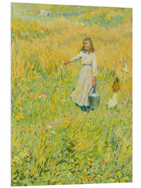 Hartschaumbild Die kleine Arbeiterin