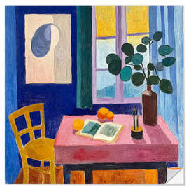 Wandsticker Morgens von Ihrem Zimmer