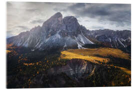 Acrylglasbild Herbstzauber in den Dolomiten