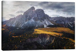 Quadro em tela Autumn magic in the Dolomites - Martin Podt