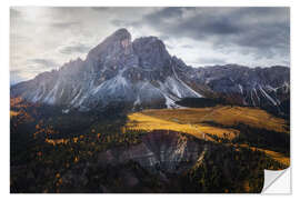 Wandsticker Herbstzauber in den Dolomiten
