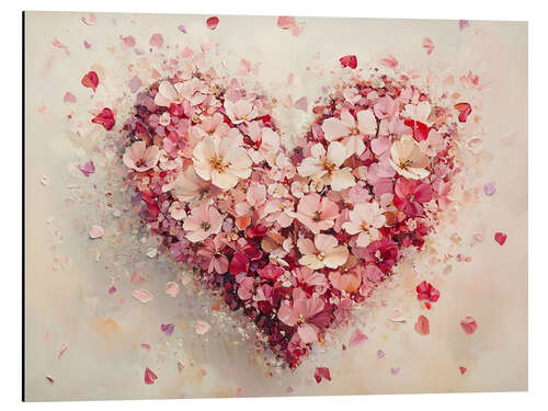 Obraz na aluminium Valentines Day Red Hearts II