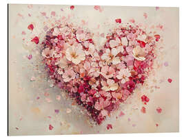 Obraz na aluminium Valentines Day Red Hearts II - TAlex