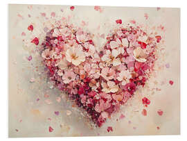 Obraz na PCV Valentines Day Red Hearts II