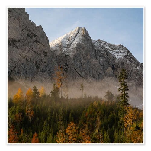 Poster Rißtal im Herbst