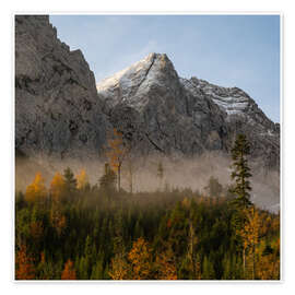 Wall print Rißtal in autumn - Denis Feiner