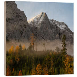 Holzbild Rißtal im Herbst - Denis Feiner