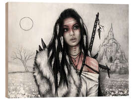 Wood print A Thousand Years - Justin Gedak