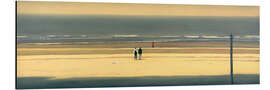 Aluminium print The Yellow Beach - Mark van Crombrugge