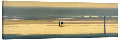 Leinwandbild Der Gelbe Strand