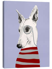 Canvas-taulu Greyhound with monocle - EL BUEN LIMÒN