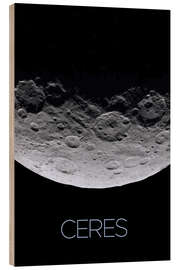 Cuadro de madera Ceres - NASA