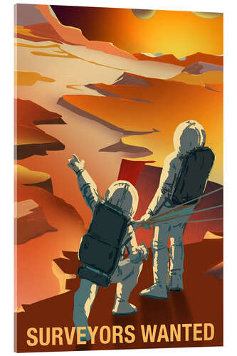 Akryylilasitaulu Surveyors Wanted - Space Travel Recruitment