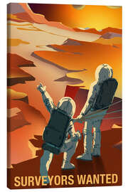 Leinwandbild Surveyors Wanted - Space Travel Recruitment - NASA