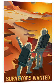Quadro em PVC Surveyors Wanted - Space Travel Recruitment