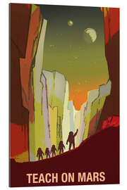 Gallery print Teach on Mars - Space Travel Recruitment