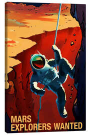Obraz na płótnie Mars Explorers Wanted - Space Travel Recruitment - NASA