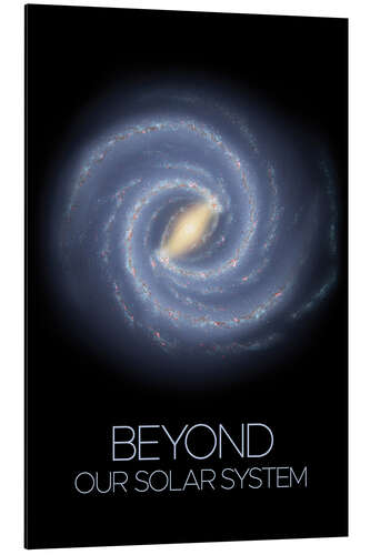 Print på aluminium Milky Way - Beyond Our Solar System