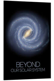 Stampa su alluminio Milky Way - Beyond Our Solar System