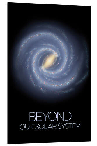 Stampa su plexi-alluminio Milky Way - Beyond Our Solar System